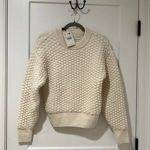 Mango Medium Cream Sweater